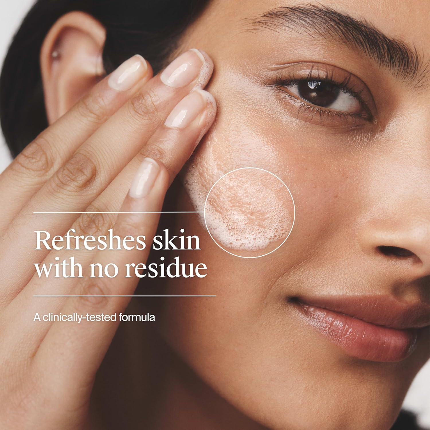 soap-free, alcohol-free, and oil-free formulation