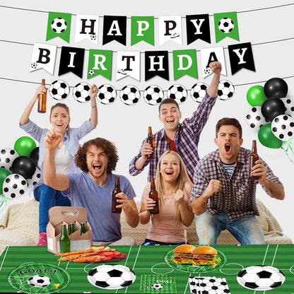Soccer Party Organizer Kit – 170-Piece Complete Decoration System to Eliminate Planning Stress