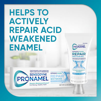 sodium fluoride formulation proven to strengthen and reharden weakened enamel