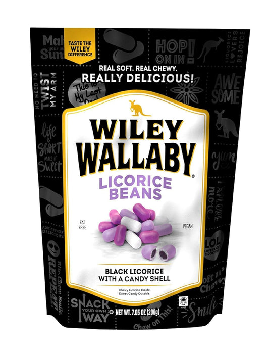 soft and chewy australian-style black licorice center