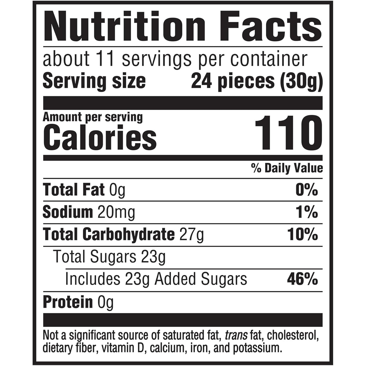 soft and chewy gummy texture in bite-sized pieces