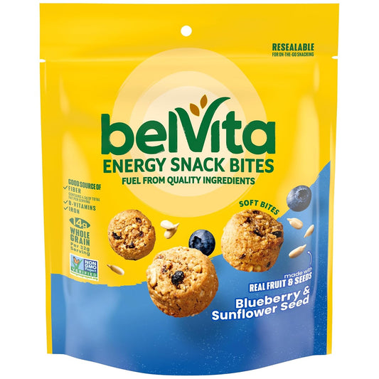 soft-baked bite format combining real blueberry and sunflower seed inclusions