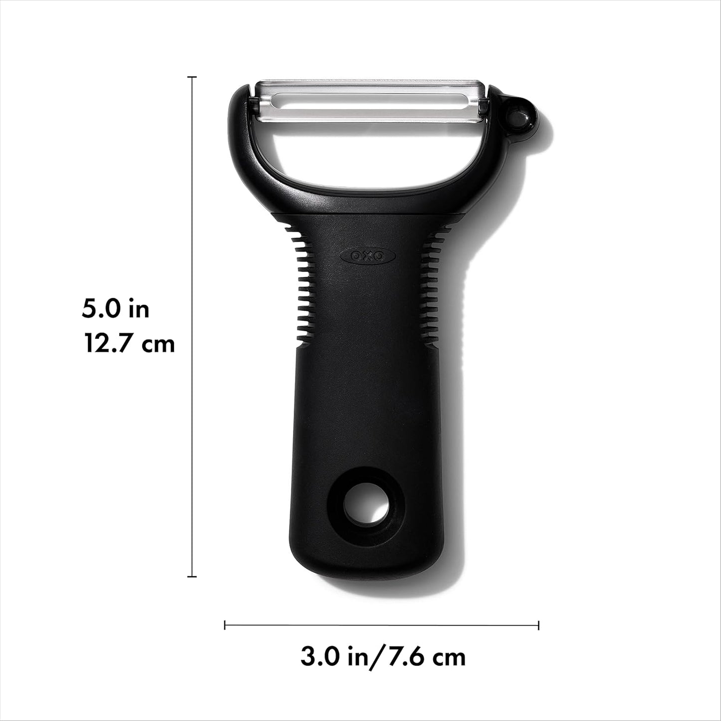 soft, comfortable non-slip rubber handle