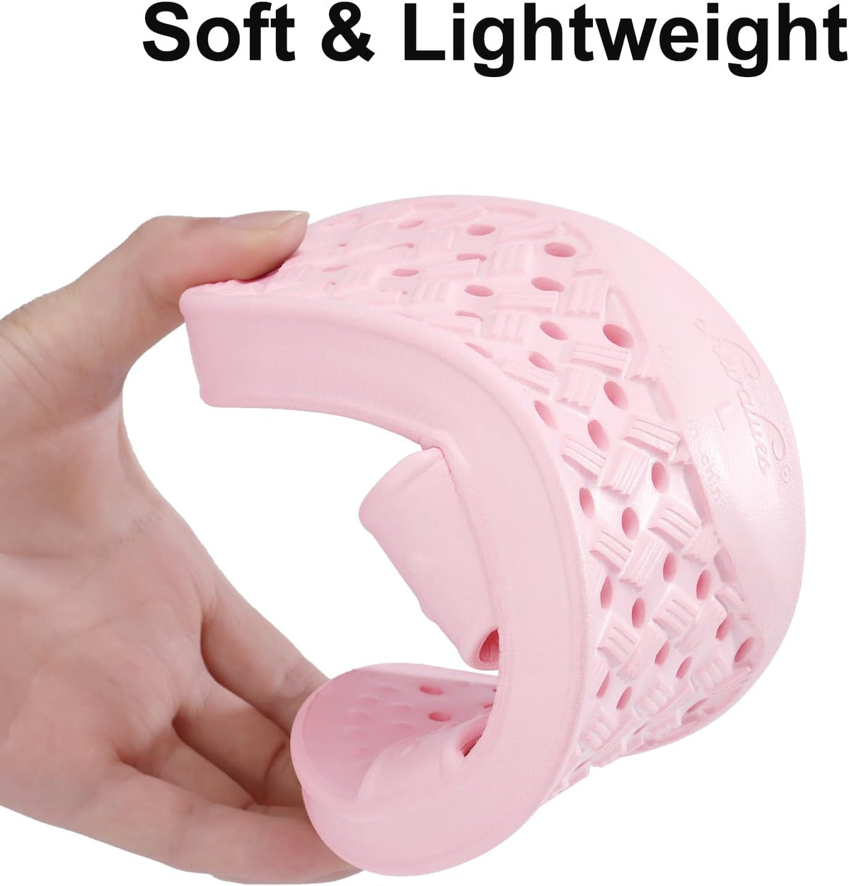 soft outer sole with washable, easy-rinse material