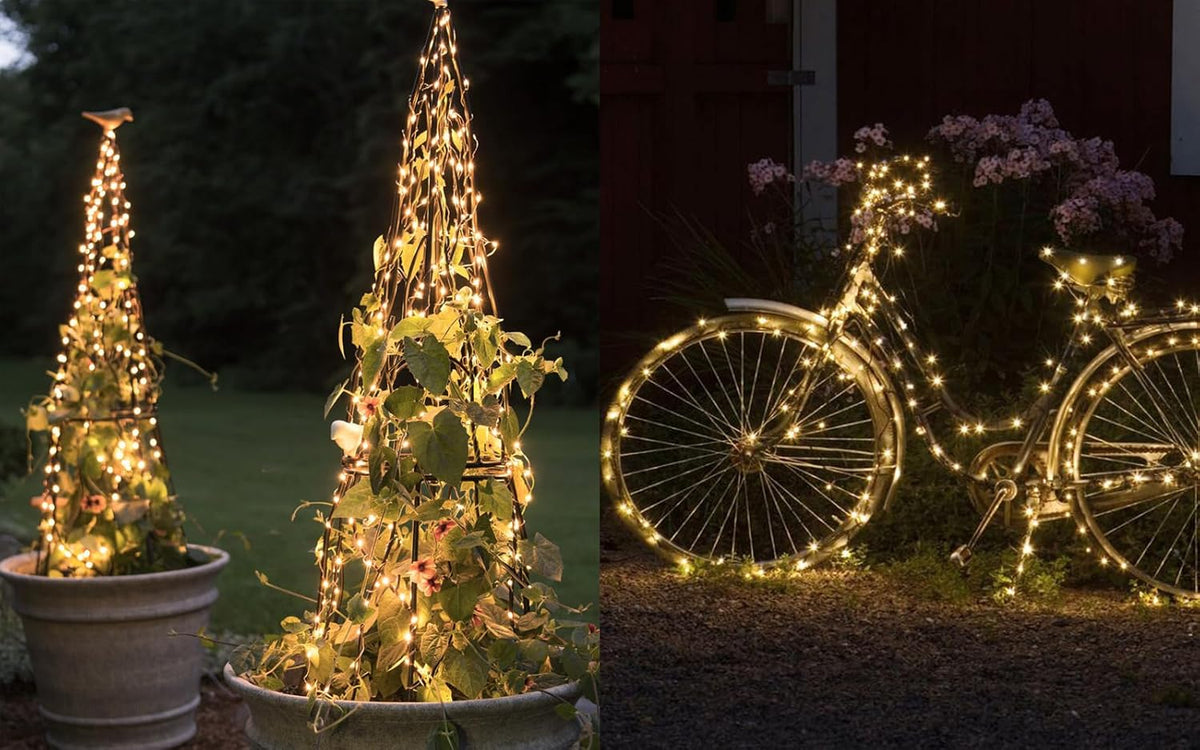 Solhice 20ft Twinkle Fairy Lights Warm White – Playroom and Girls Bedroom Wall Decor with Auto Timer