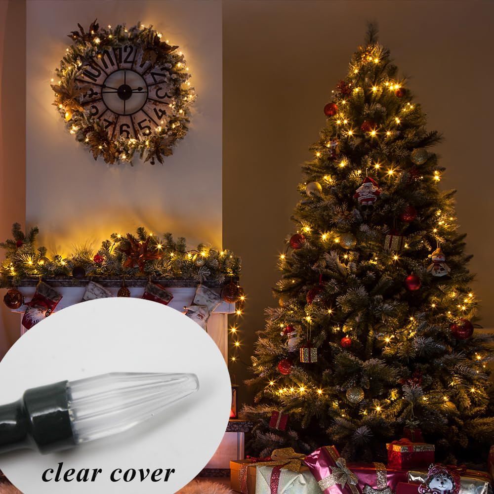 Solhice 20ft Twinkle Fairy Lights Warm White – Playroom and Girls Bedroom Wall Decor with Auto Timer
