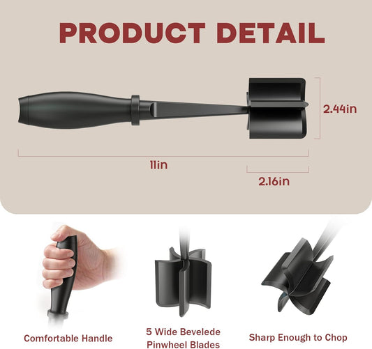 solid nylon body, bpa-free, odorless, and non-stick