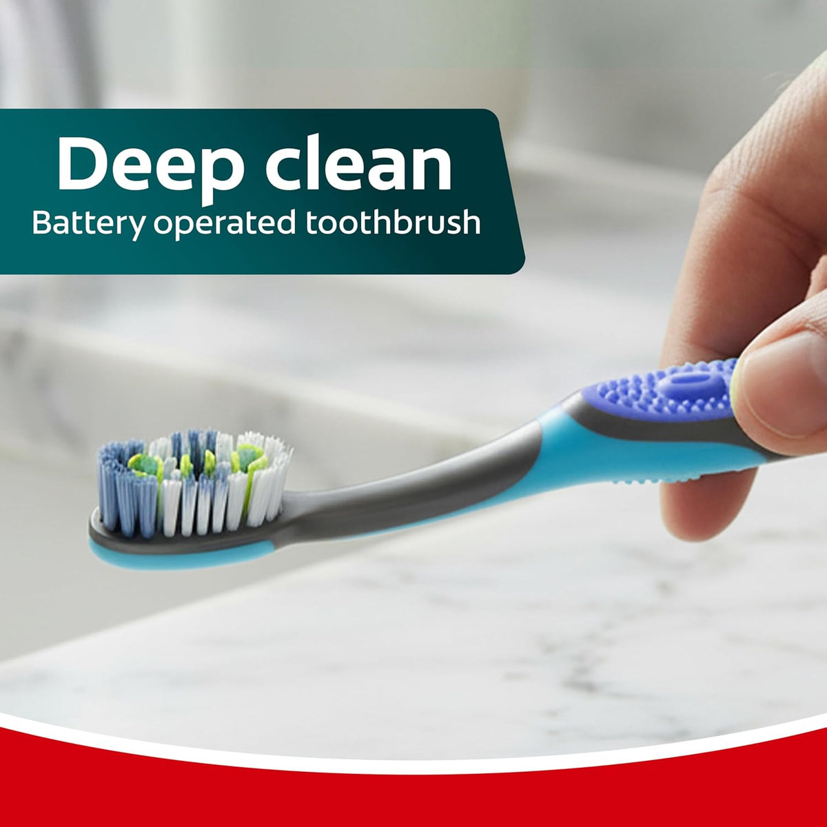 sonic vibration technology in the bristles for enhanced plaque removal vs. a manual brush