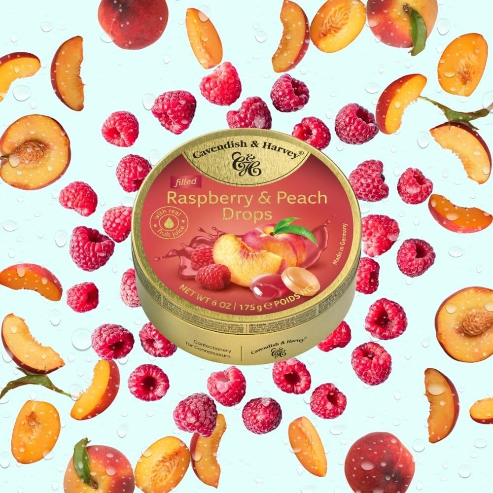 sour cherry pastilles crafted with real fruit juice and dusted with icing sugar