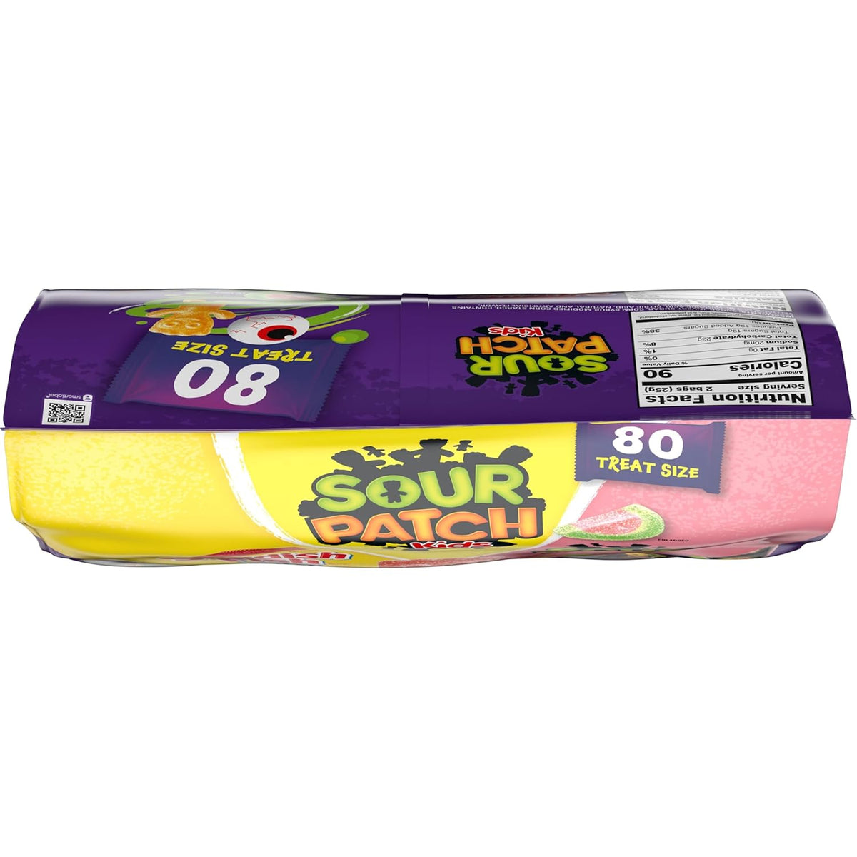 SOUR PATCH KIDS and SWEDISH FISH Halloween Candy for Mantel and Buffet Display Styling, 80 Individually Wrapped Mini Bags