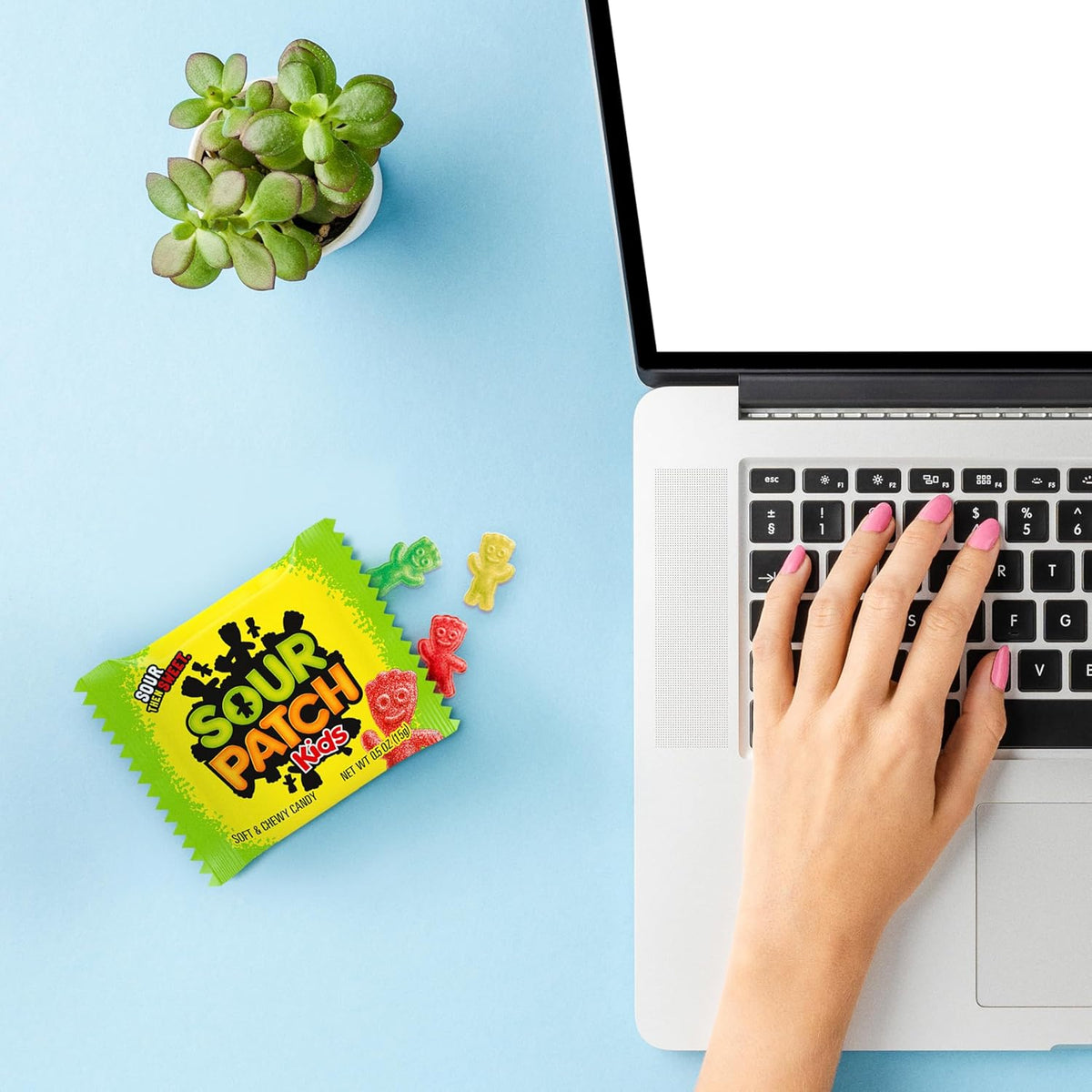 SOUR PATCH KIDS and SWEDISH FISH Mini Bulk Candy – Nostalgic Gift Basket Stuffer for Friends and Coworkers, 80 Treat Bags