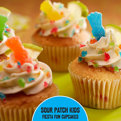 SOUR PATCH KIDS Assorted Fruit Candy, 12 Individually Boxed 3.5 oz Servings for Playdates and Lunches