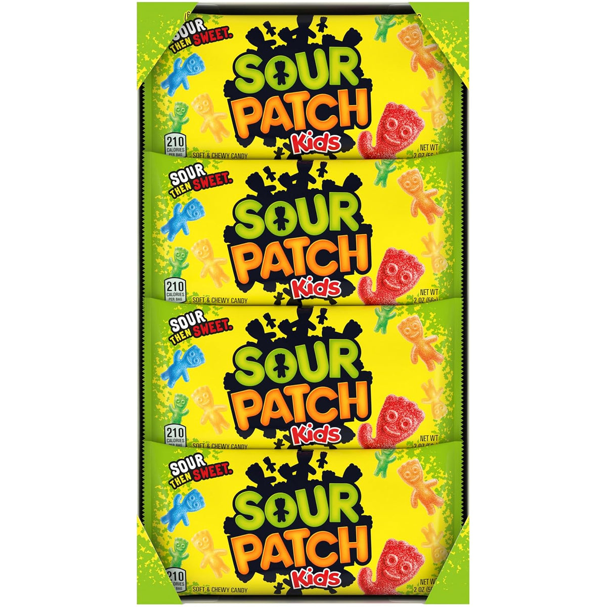 SOUR PATCH KIDS Assorted Gummy Candy 24-Pack – Affordable Holiday Gift Filler and Classroom Valentine Exchange