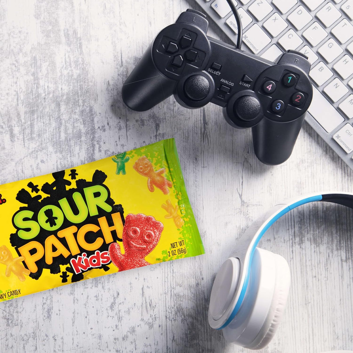 SOUR PATCH KIDS Assorted Gummy Candy 24-Pack – Affordable Holiday Gift Filler and Classroom Valentine Exchange