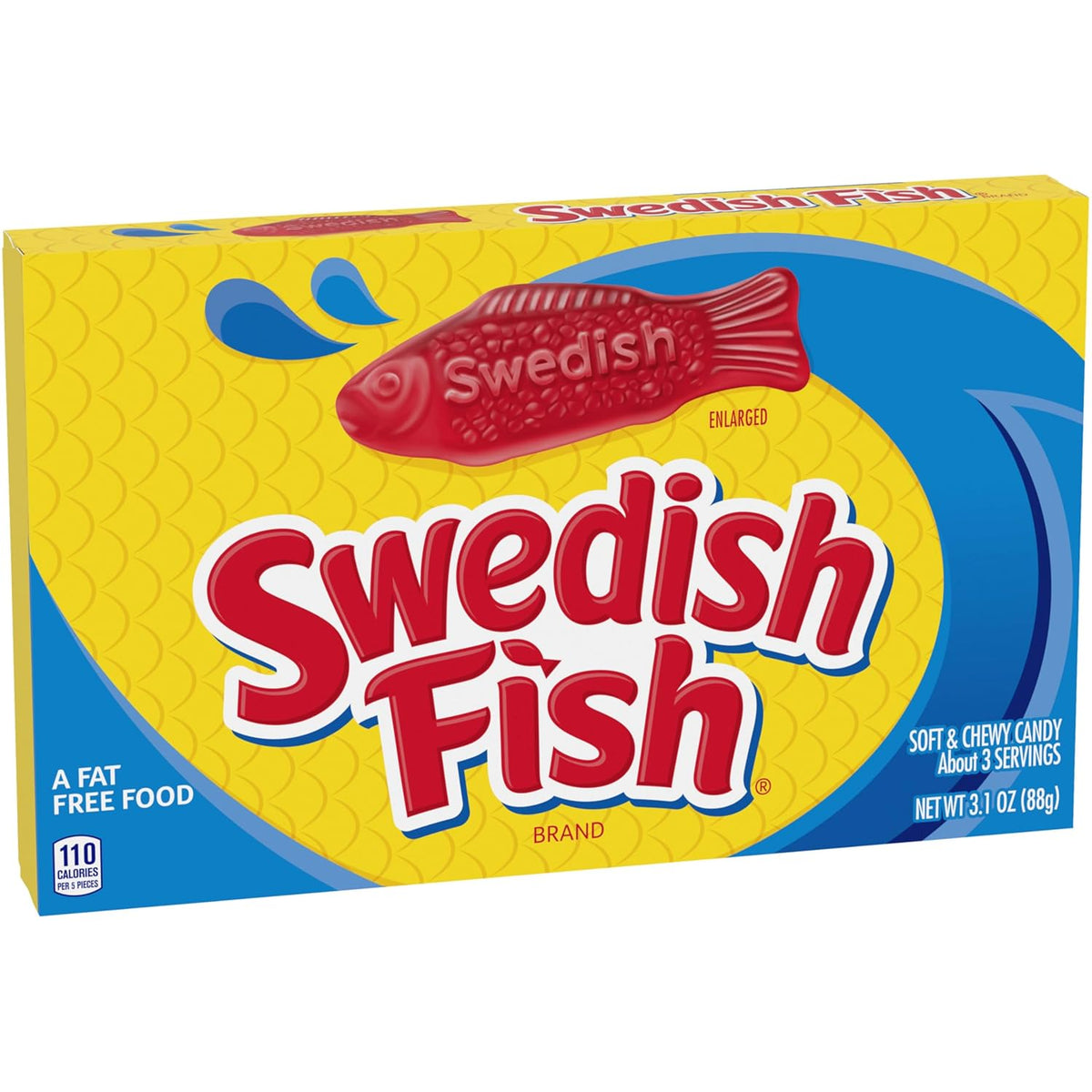 SOUR PATCH KIDS Original & SWEDISH FISH Candy Variety – Road Trip Snacks for Car Cup Holders and Travel Coolers, 15 Mini Theater Boxes