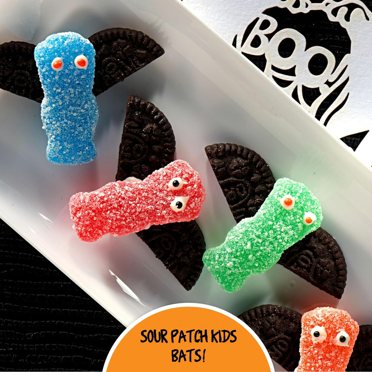 SOUR PATCH KIDS Original & Watermelon Trick or Treat Candy - 40 Pre-Portioned Bags for Outdoor Fall Festival Booths