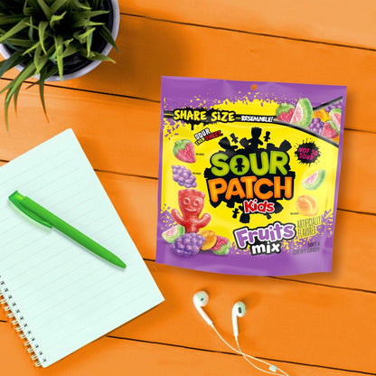 SOUR PATCH KIDS Soft Chewy Candy for Kids Birthday Parties and Family Movie Night, Share Size 11.03 oz