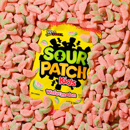 SOUR PATCH KIDS Watermelon Soft & Chewy Candy – Office Break Room Snack Refill for Shared Pantry Stations