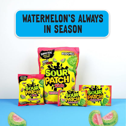 SOUR PATCH KIDS Watermelon Soft & Chewy Candy – Office Break Room Snack Refill for Shared Pantry Stations