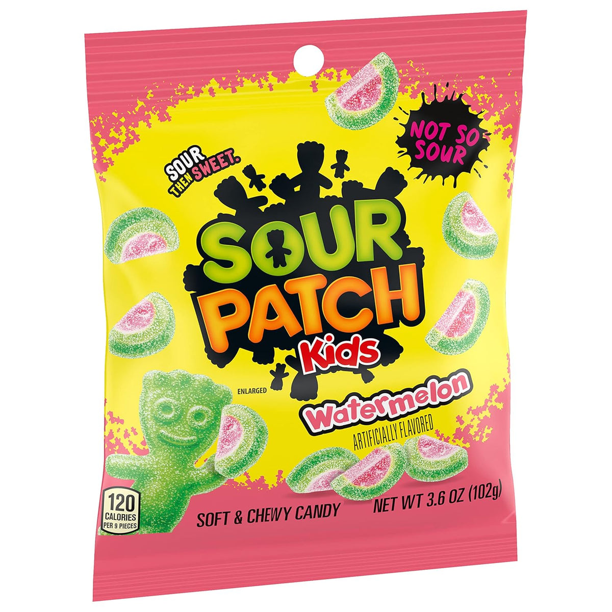 SOUR PATCH KIDS Watermelon Soft & Chewy Candy – Office Break Room Snack Refill for Shared Pantry Stations