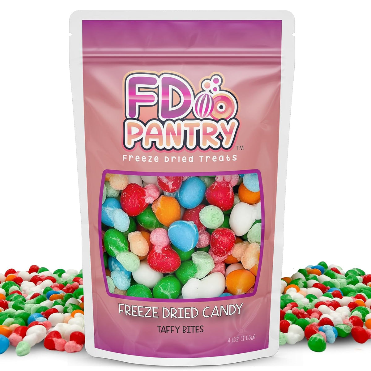 specialized freeze-drying process that converts chewy taffy into a light, crunchy texture