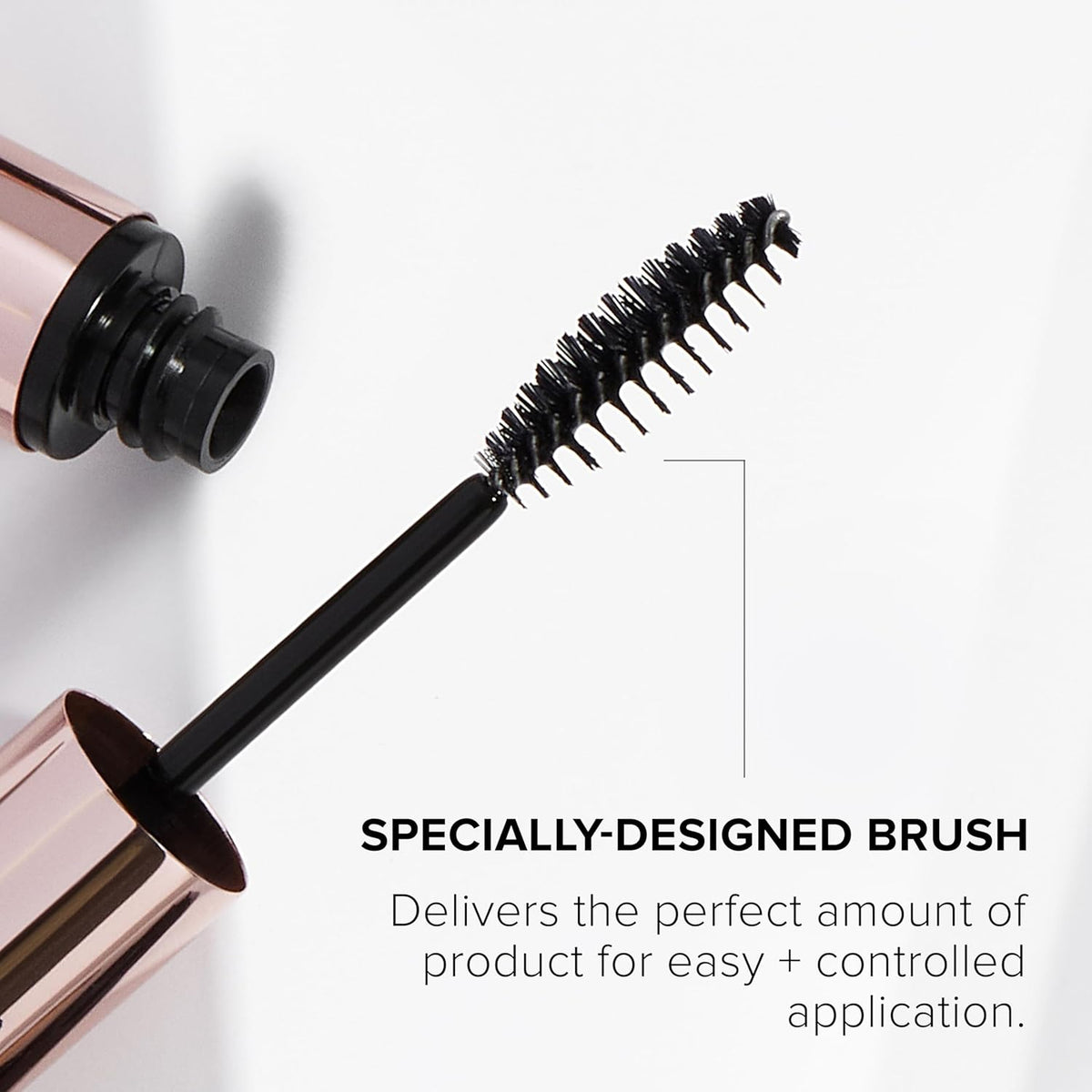 spoolie-style applicator for precise combing and shaping