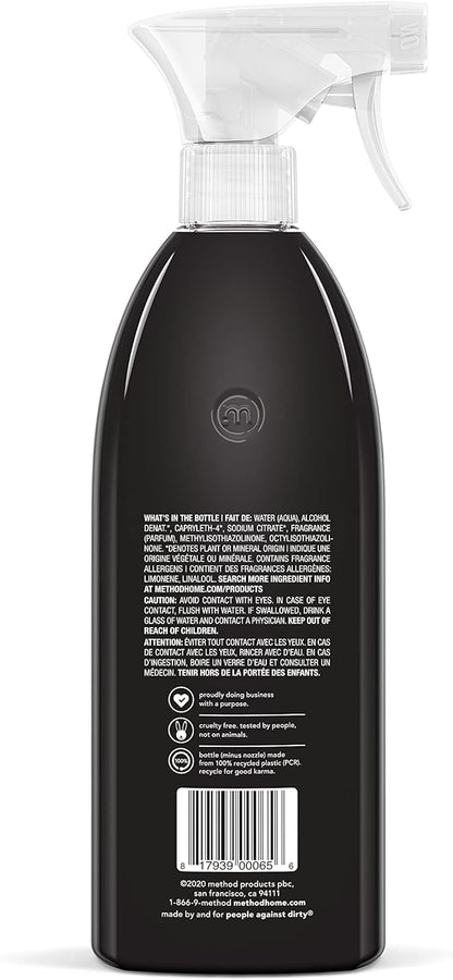 spray bottle format for targeted application on counters and stone surfaces