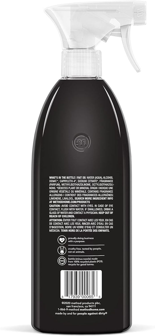 spray bottle format for targeted application on counters and stone surfaces