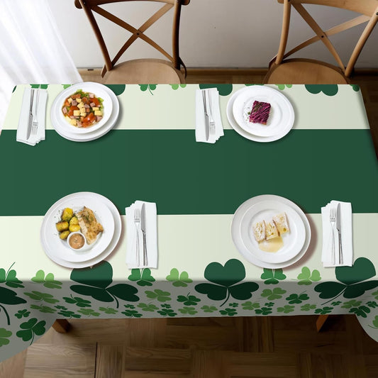 st. patrick's day themed shamrock and green color pattern