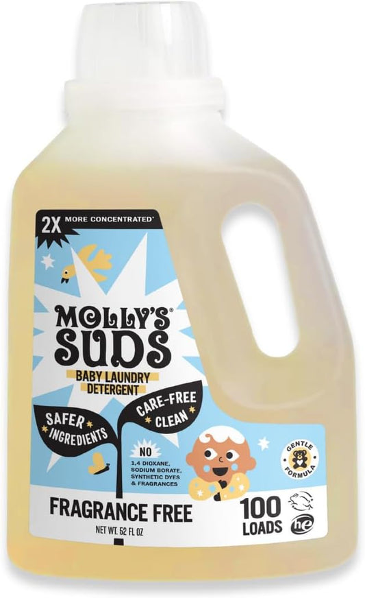stain-fighting enzyme blend targeting breast milk, formula, and baby poop