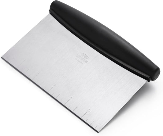 stainless steel rectangular blade with etched quarter-inch measurement markings