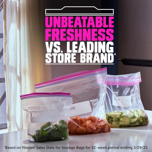stay open design that holds the bag upright while loading food