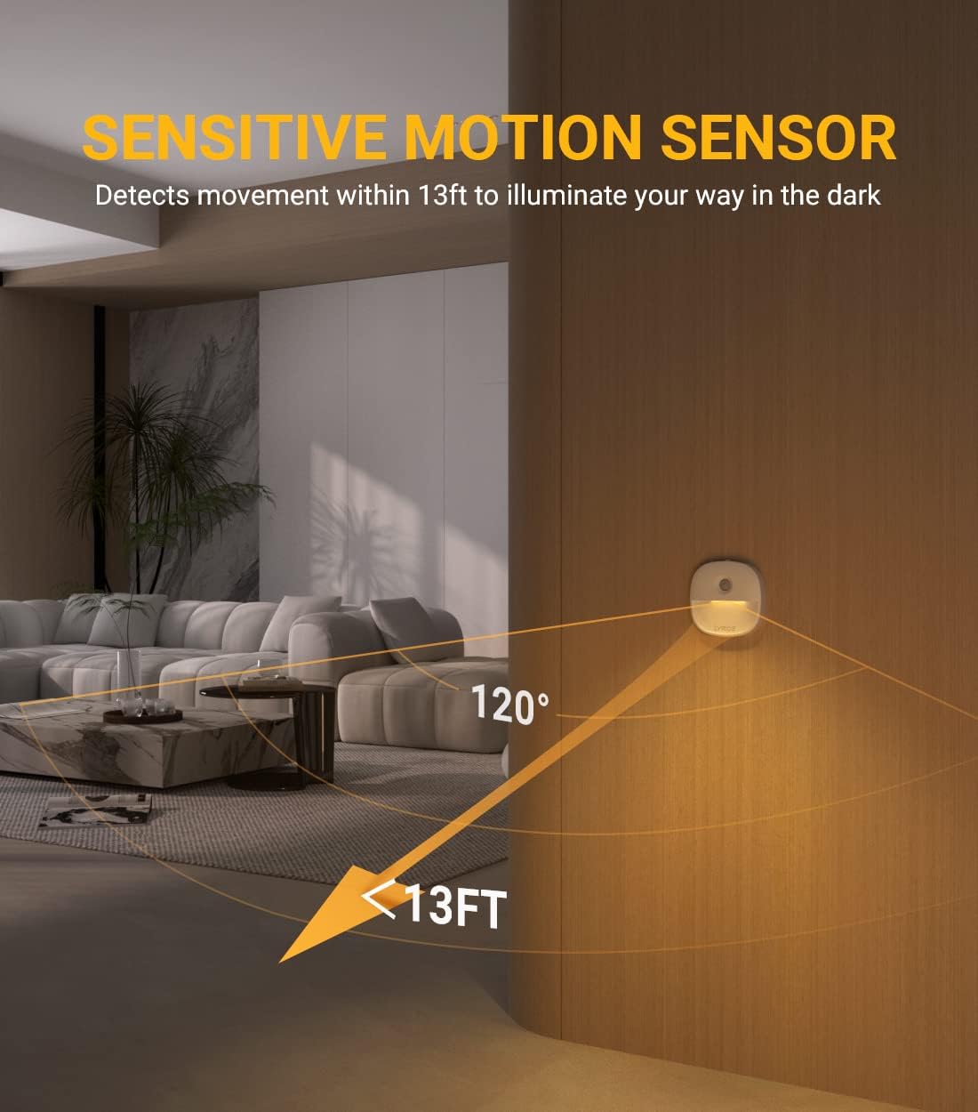 stepless dimming 1-20lm with 5 preset brightness levels (1, 5, 10, 15, 20lm)