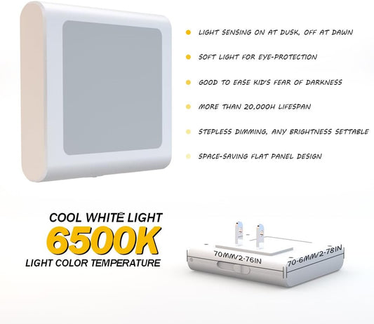 stepless slide-switch brightness dimmer (0–15 lm range, 25 lm max output)
