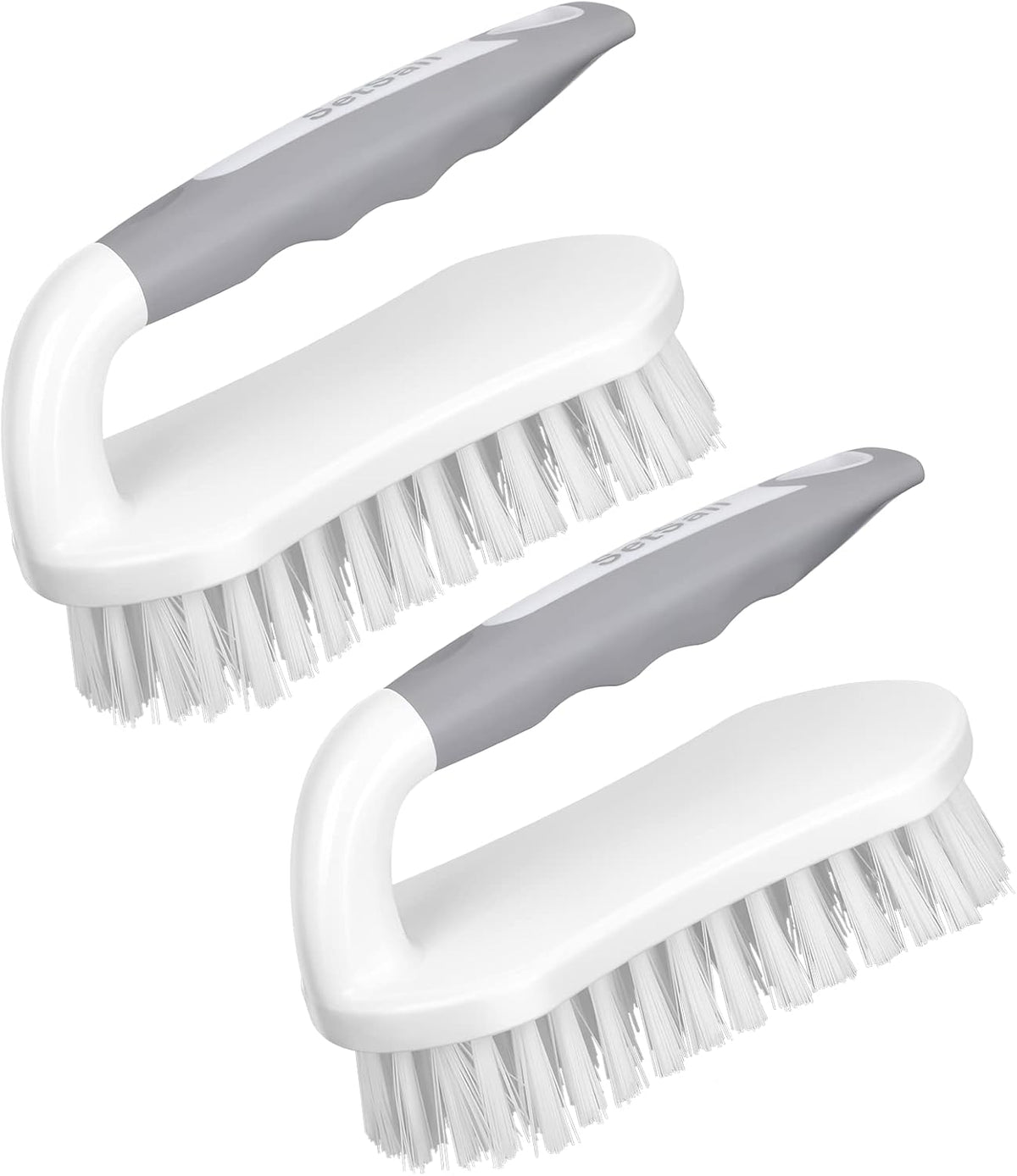 stiff polypropylene bristles rated for heavy-duty scrubbing