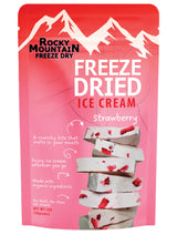 Rocky Mountain Freeze Dry Strawberry Crunchy Ice Cream Bites | Fun Care Package Gift for College Students & Campers | 1 OZ