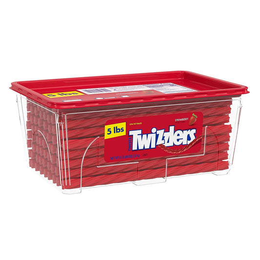 strawberry flavored chewy licorice-style twists