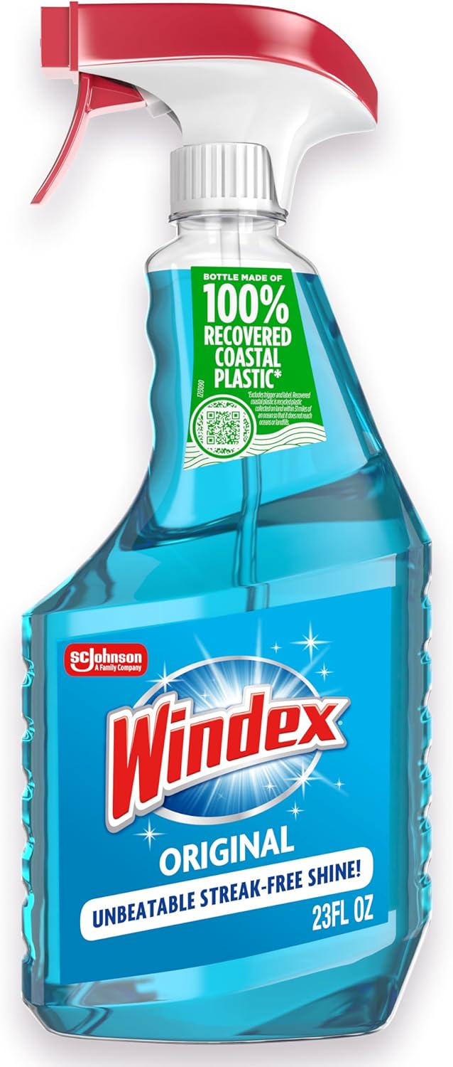 streak-free original blue glass cleaning formula