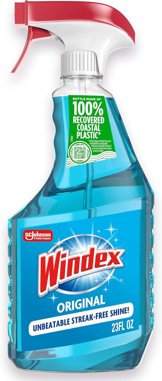 streak-free original blue glass cleaning formula