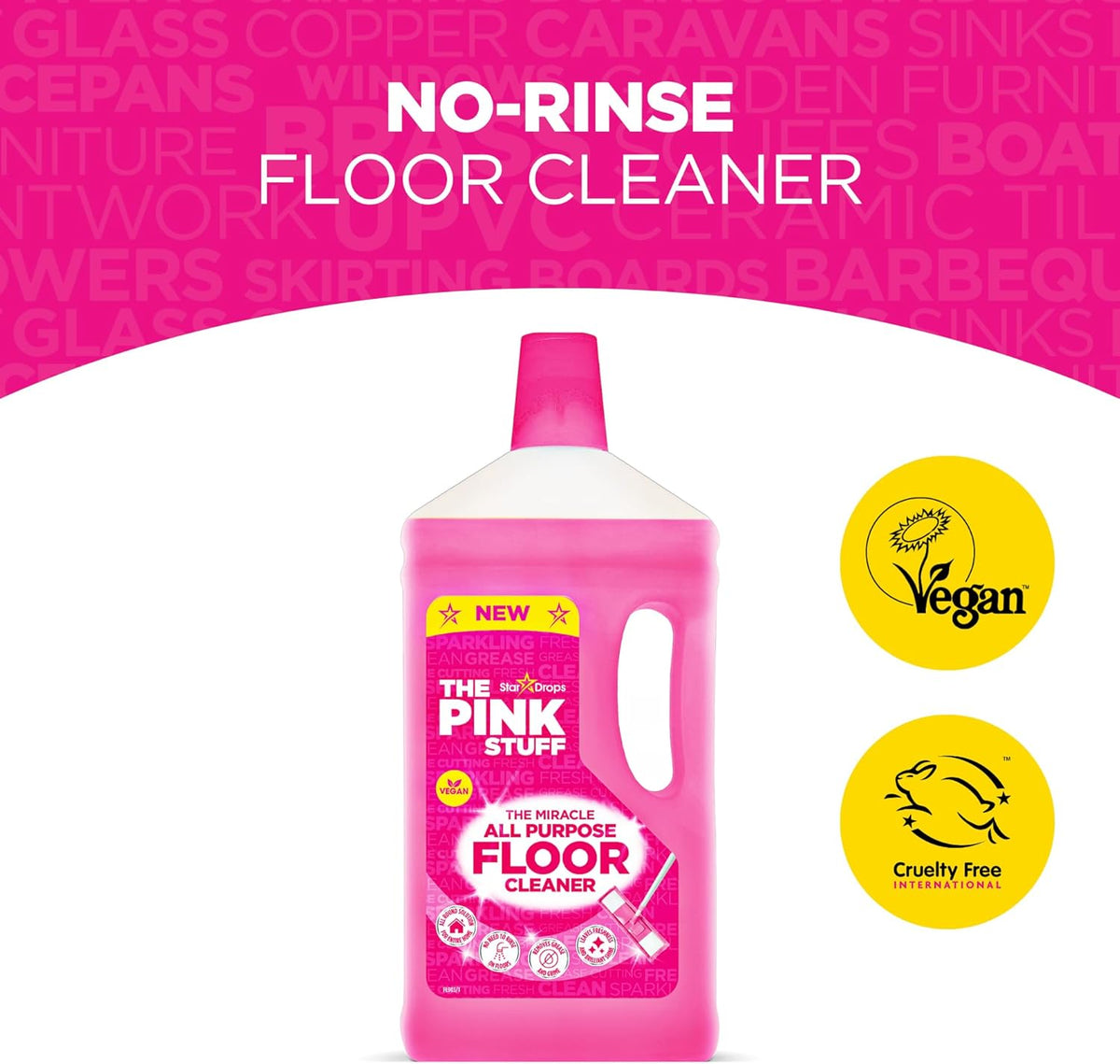 streak-free, residue-free finish technology