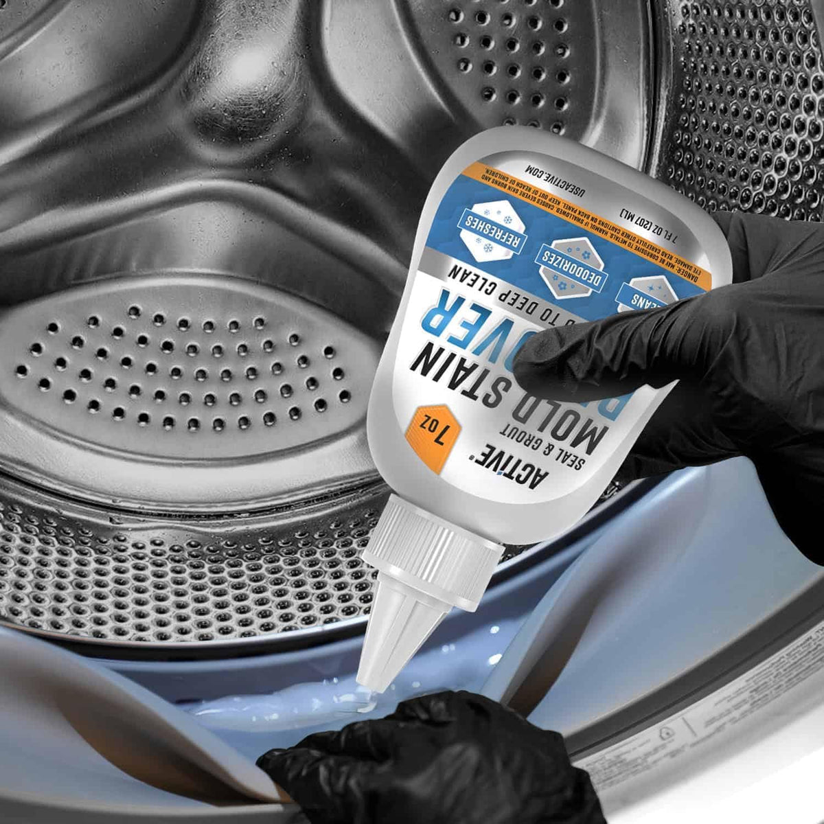 streak-free, residue-free rinse-off finish