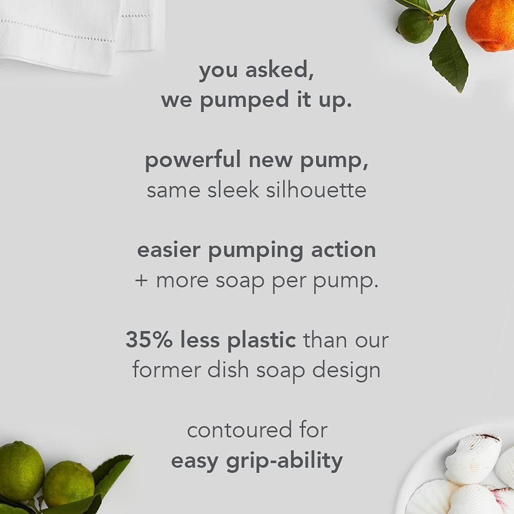 streamlined body made with 35% less plastic than previous packaging