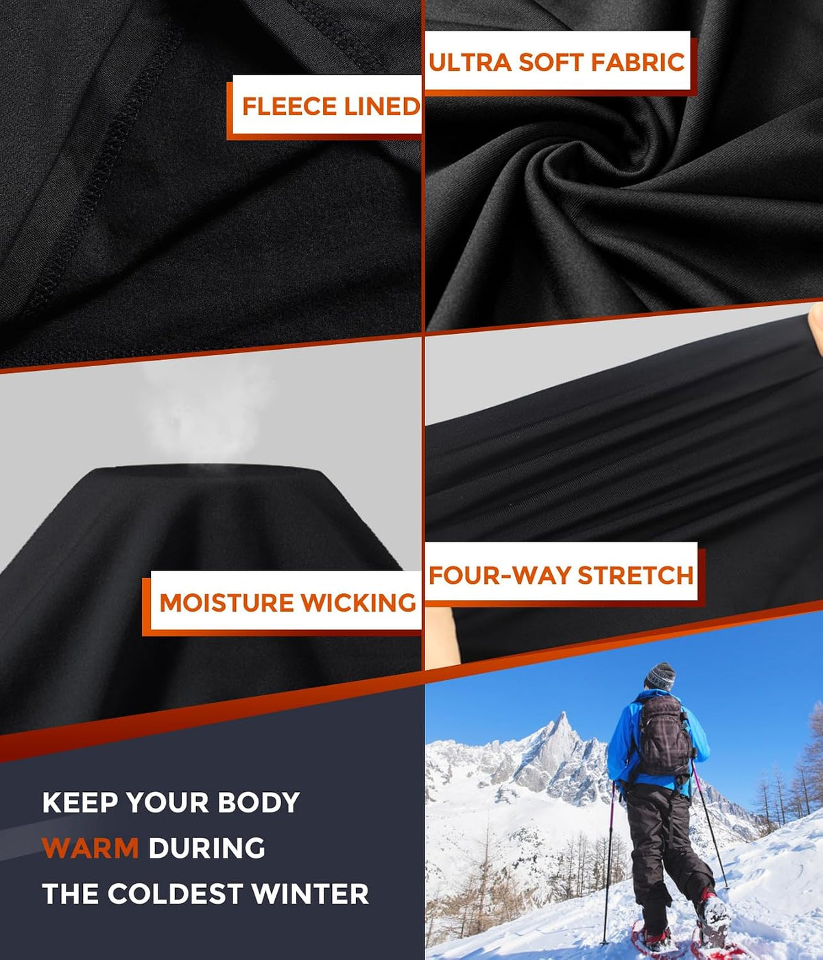 stretch fabric construction with pull-on closure for easy layering