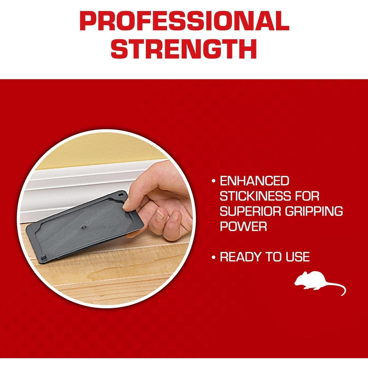 stretchable hold that prevents trapped pests from pulling free