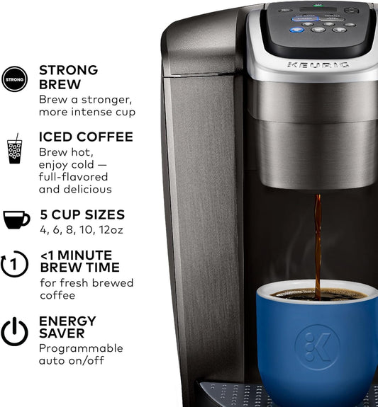 strong brew button for a bolder, more intense cup