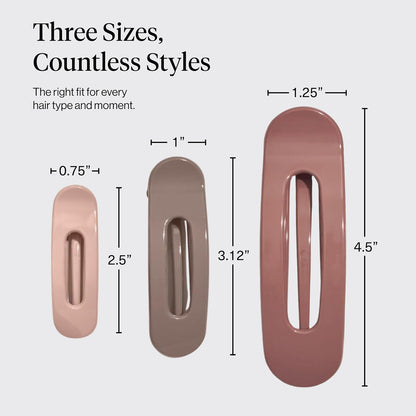 strong-grip spring mechanism designed to secure all hair types including thick and curly hair
