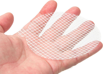 strong waterproof adhesive backing that sticks directly to the drain surface