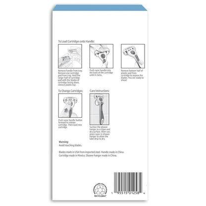 suction-cup shower hanger that mounts to clean, dry tile or tub walls