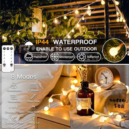 suddus 33ft Fairy Lights in Elegant Gift Box – Birthday Present for Mom and Women Who Love Cozy Home Decor