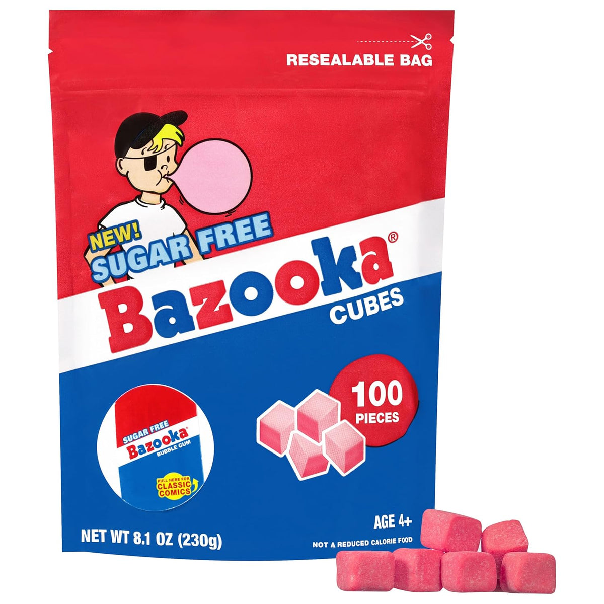 sugar-free bubble gum formulation